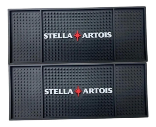 2 Bar Mat Esterillas Silicona Beermat Stella Artois Original