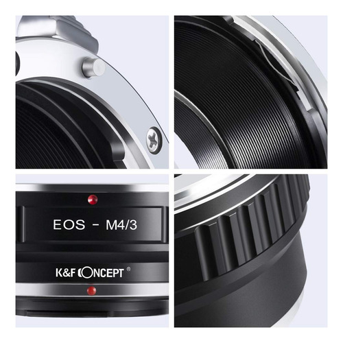 Adaptador Lentes K&f Para Eos Ef Ef-s A Micro 4/3 Lumix Pen