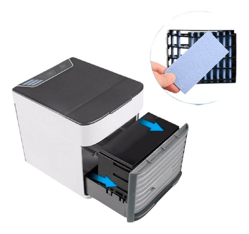 Imagen 7 de 9 de Ventilador Frio Mini Aire Acondicionado Portátil Usb