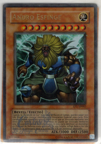 Andro Esfinge Carta Yu-gi-oh! (Usado)