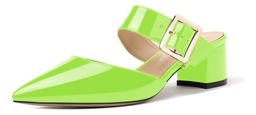 Modencoco Mujer Lime Green Ajustable Strap B09whz6r79_030424