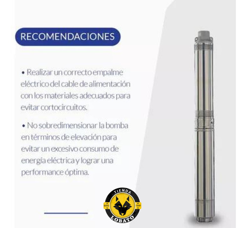 Bomba Sumergible Pozo Leo Group 4xr6/20 3hp 145mt 4pLG 380v