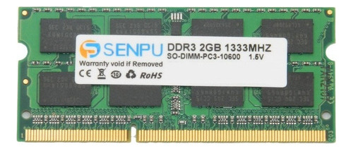 Memoria Ram Para Laptop Ddr3 2gb 1333mhz Pc3-10600