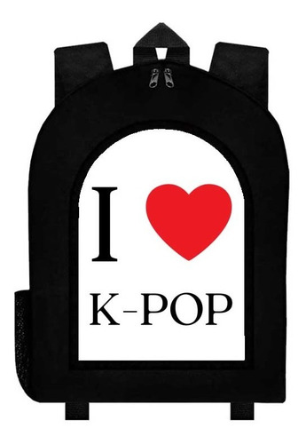 Mochila Negra Kpop A21