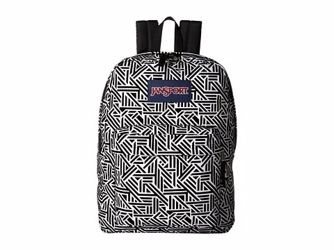 Mochilas jansport blanco y negro hot sale