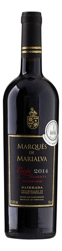 Vinho Português Tinto Reserva Marquês de Marialva Baga Bairrada Garrafa 750ml