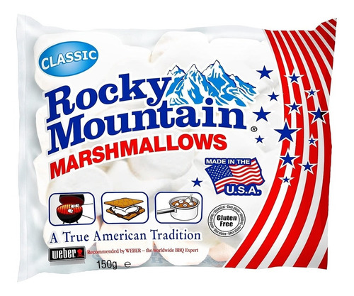 Marshmallow Rocky Mountain Baunilha Sem Glúten 150 G