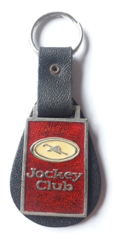 Antiguo Llavero Publicidad Cigarrillos Jockey Club 