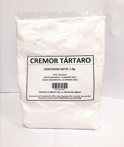 Cremor Tártaro - 1 Kg