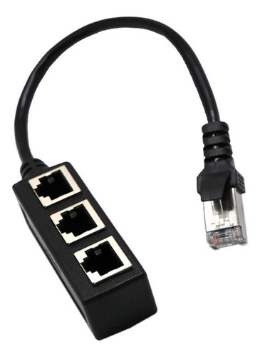 1 A 3 Ethernet Lan Red Cable Splitter Adaptador De 3 Vías