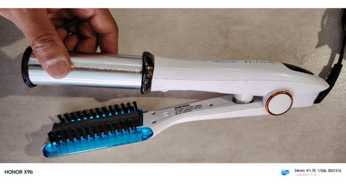 Plancha De Cabello Instyler Wet 2 Dry Cabello Seco Y Mojado Blanco