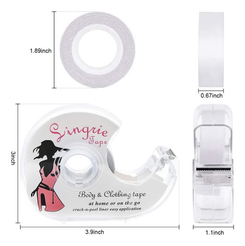 Cinta Doble Cara Para El Cuerpo Y La Ropa (lingerie Tape)