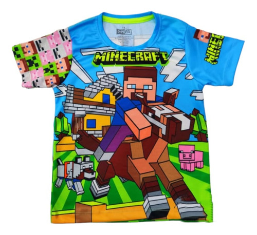 Franela Niño  Deportiva Minecraft