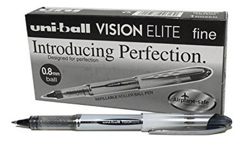 Bolígrafo Rollerball Uni-ball Vision Elite 0.8mm (pack 12)