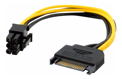 Sata 15 Pin 6 Pci-express Pci-e Adaptador Corriente 20