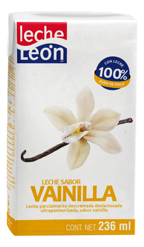 Leche Sabor Vainilla 236ml Leche Leon
