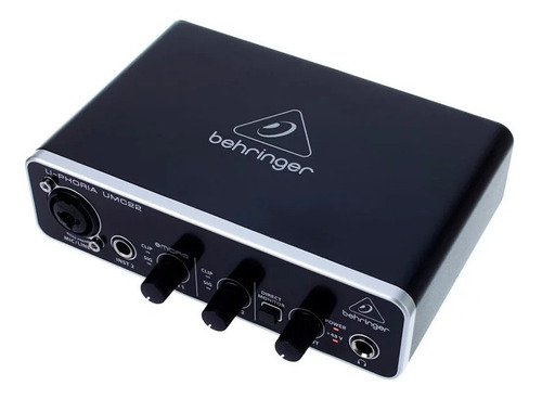 Interface De Áudio Behringer U-phoria Umc22 Midas Usb