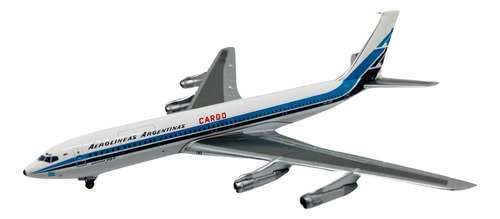 Avión A Escala De Metal 1/400 B707300 Ar Cargo