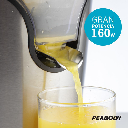 Imagen 5 de 10 de Extractor De Jugo Exprimidor Electrico Peabody Pe Ec403 Ix