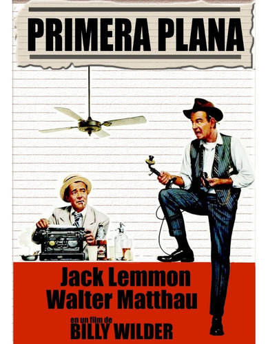 Primera Plana / The Front Page - Billy Wilder - Dvd