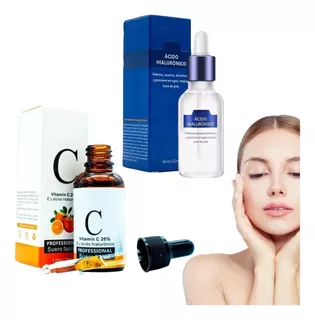 Dúo Facial Serum Ácido Hialurónico B5 Y Serum Vitamina C