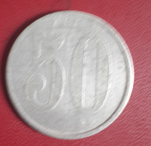 Ficha 50 Innominada Aluminio,36 Mm, Ne215