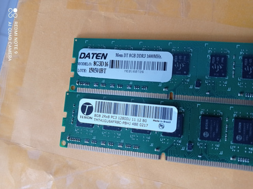 Imagem 4 de 8 de Memoria Pra Comp Pc Ddr3 8gb Ram 1333 Ou 1600 Frete Gratis