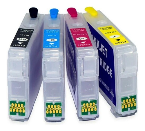 Cartuchos Genéricos Recargables Wf-3620, Wf-3640 Con Tinta