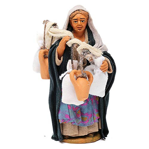 Figurina Nacimiento Napolitano Mujer Con Ánforas 10cm