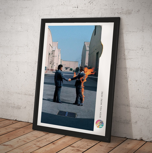 Cuadro Lamina Poster Wish You Were Here Pink Floyd 1 Color