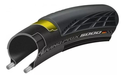 Imagem 2 de 3 de Pneu 700x28 Continental Grand Prix 5000 Pto 330 Tpi Dobravel