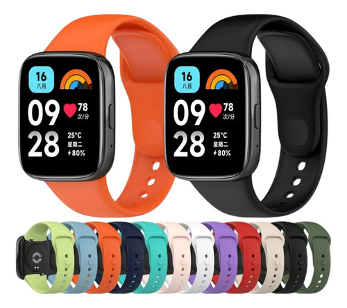 Pulseira Silicone Para Smartwatch Redmi Watch 3 Active Lite