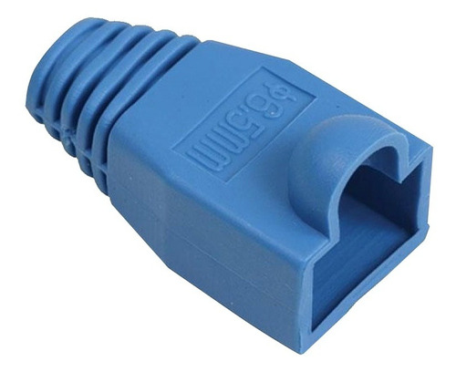 10 Cubiertas Protectoras Plug Rj45 Azul Cable Red Steren
