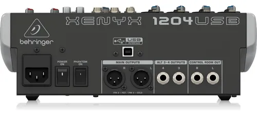 Consola De Audio Behringer Xenyx X1204 Usb 12 Canales