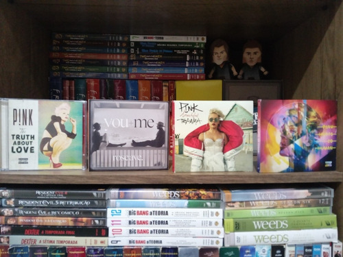 Coleção Cds E Dvds Pink (Usado)