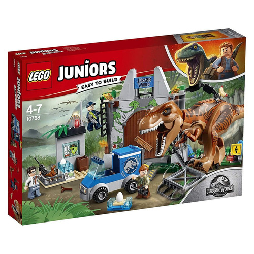 Fuga De T-rex - Jurassic World - Junior - Lego