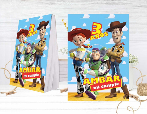 15 Anotadores Souvenir Toy Story 10x15 Full Color 50 Hojas