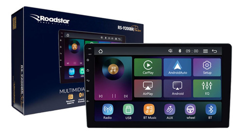 Central Multimídia Mp5 Rs-9200br Pro Line Carplay Sem Fio