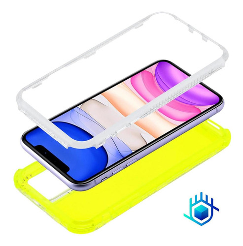 Imagen 9 de 10 de Funda 360 + Mica Todos Equipos Protector Reforzada Uso Rudo