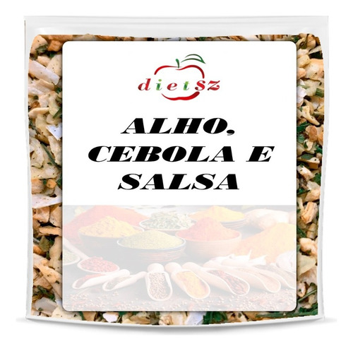 Tempero Alho Cebola Salsa 100g Premium Alta Qualidade Dietsz