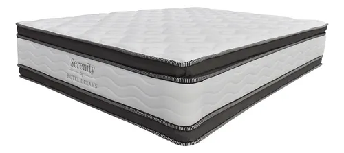 Combo Colchón Serenity Doble 140 X 190 Cm Medio Firme Ortope