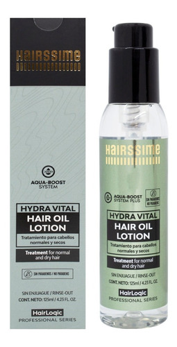 Hairssime Hydra Vital Oil Lotion Serum Hidratante Pelo 6c