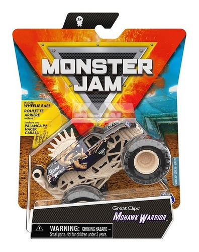 Monster Jam Escala 1:64 Serie 16 - Mohawk Warrior  
