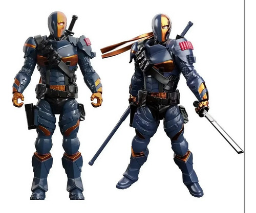 Kit Figura Articulada Deathstroke C Accesorios Batman Arkham