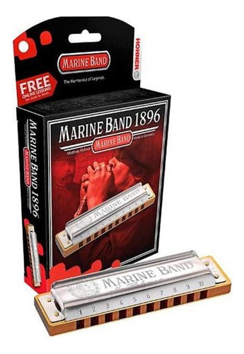 Armónica Fa-mayor Marine Band Hohner M1896066x