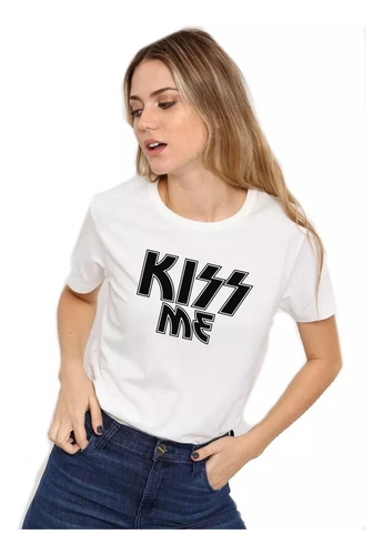 Remera  Kiss Me - Icono - Para Adultos Y Niños