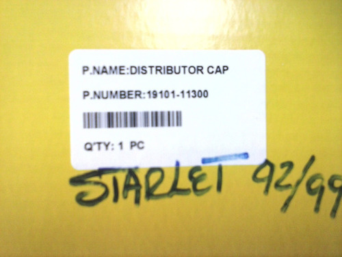Imagen 5 de 5 de Tapa Para Distribuidor Toyota Starlet 1.3 Lts 92-99 G