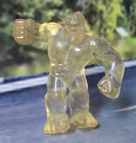 Vintage Increible Hulk Figura Bootleg Traslucida!
