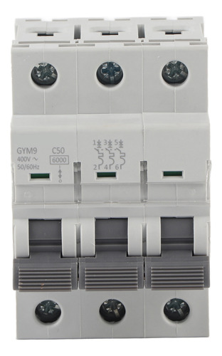 Interruptor De Circuito Gym9c65 3p 400vac 50/60hz Ip20 Eléct