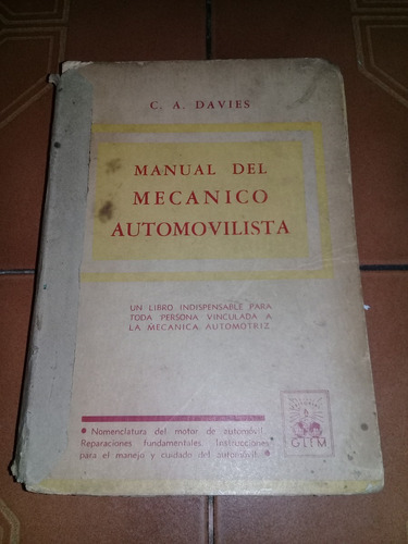 Manual Del Mecanico Automovilista C A Davies Detalles